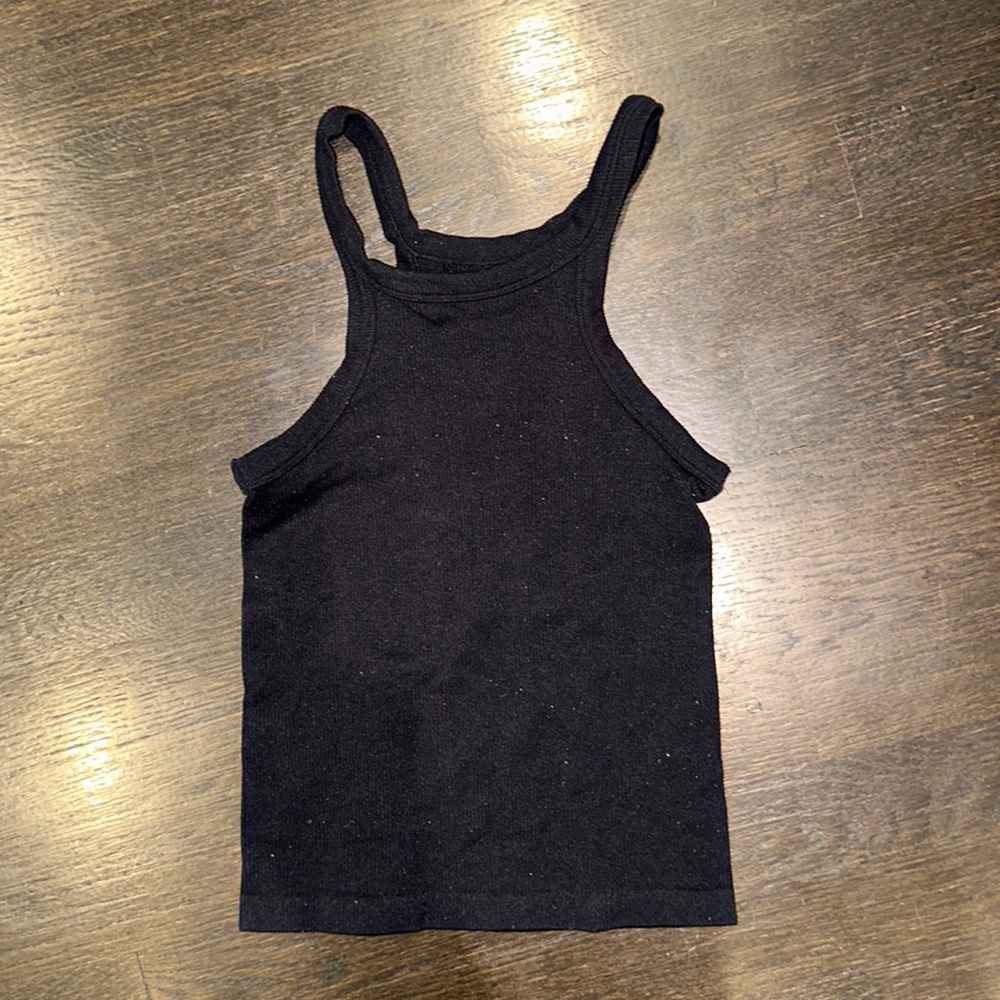 Suzette Black tank top size girls 7-14